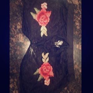 Lace flower shorts